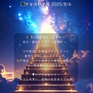 20250806の宇宙波動予報